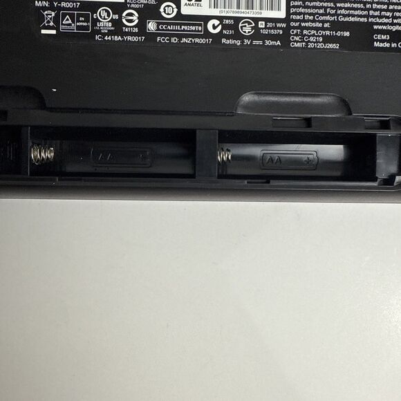 Logitech K360 Y-R0017 Wireless Keyboard With Unifying Dongle Tested Works Black - Picture 11 of 11